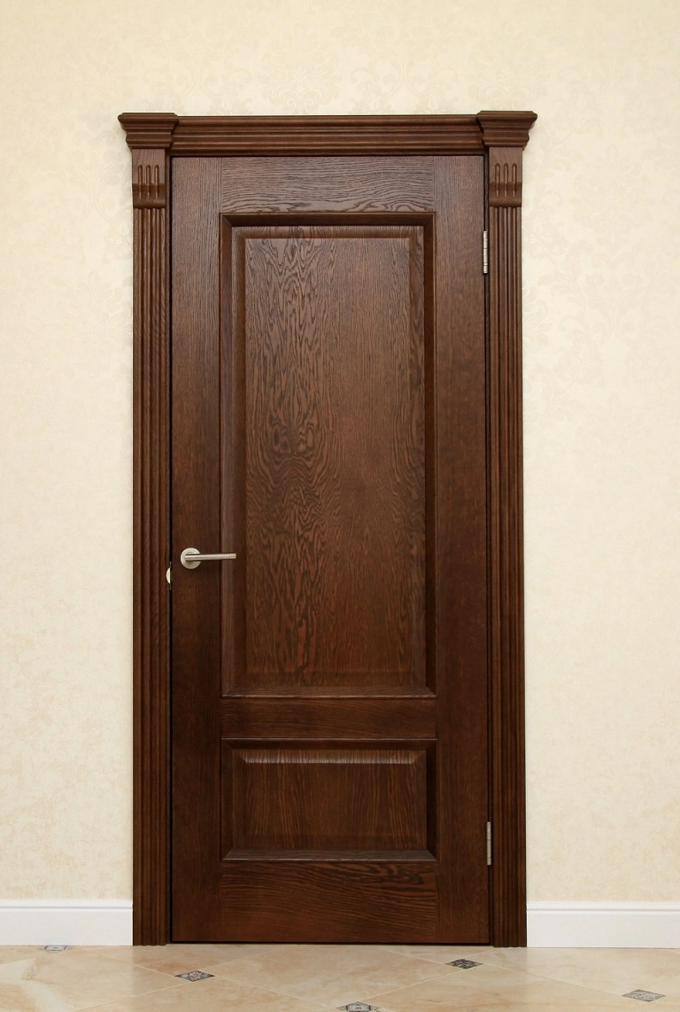 drewniane drzwi